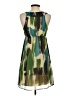 Ophelia 100% Polyester Graphic Green Cocktail Dress Size S - photo 2