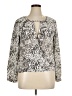 Bar III 100% Polyester Silver Long Sleeve Blouse Size XL - photo 1