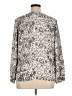 Bar III 100% Polyester Silver Long Sleeve Blouse Size XL - photo 2