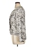 Bar III 100% Polyester Silver Long Sleeve Blouse Size XL - photo 5