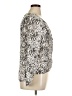 Bar III 100% Polyester Silver Long Sleeve Blouse Size XL - photo 4