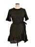 Vero Moda 100% Polyester Green Casual Dress Size XL - photo 1