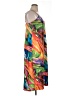 Natori 100% Polyester Tropical Orange Cocktail Dress Size XL - photo 4