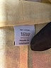 Cato Solid Yellow Linen Pants Size 18 - photo 5