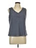 R&M Richards 100% Polyester Gray Sleeveless Blouse Size 12 - photo 1