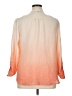 Zac & Rachel Orange Long Sleeve Blouse Size XL - photo 2