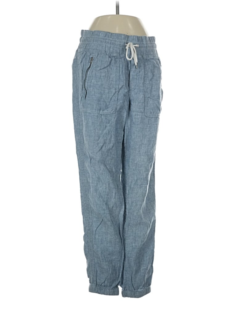 Pre-owned Athleta Linen Pants In Blue