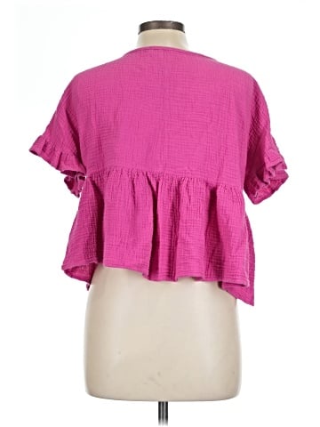 Francesca's Short Sleeve Blouse (view 2)