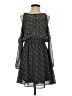 Maurices 100% Polyester Stars Black Casual Dress Size S - photo 1