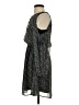 Maurices 100% Polyester Stars Black Casual Dress Size S - photo 5