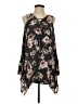 Blu Pepper 100% Rayon Floral Black Casual Dress Size S - photo 1
