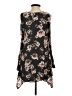 Blu Pepper 100% Rayon Floral Black Casual Dress Size S - photo 2