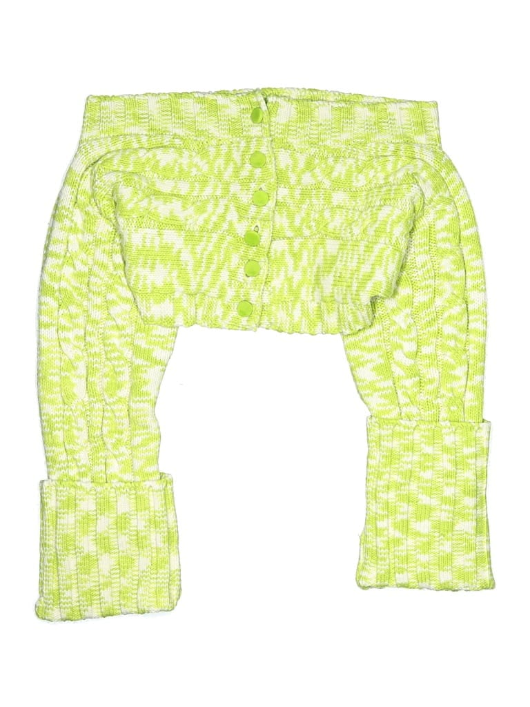 Pre-owned Cult Gaia Kids' Cardigan Sweater In Green