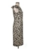 H&M Paisley Gray Cocktail Dress Size 8 - photo 4