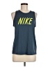 Nike 100% Polyester Blue Active Tank Size M - photo 1