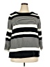 Talbots 100% Cotton Stripes Black Pullover Sweater Size 3X Petite - photo 1