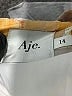 Aje. Ivory White Cocktail Dress Size 14 - photo 7