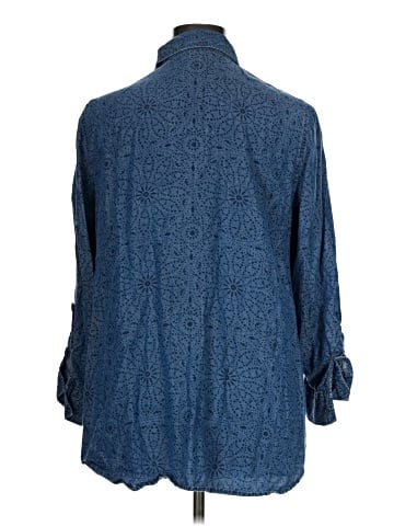 Cj Banks Long Sleeve Button-Down Shirt (view 2)