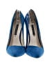 Alice + Olivia 100% Leather Blue Heels Size EU 41 - photo 2