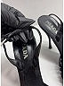 Prada Black Suede Caged Slingback Heels Size EU 37 - photo 4