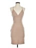 Charlotte Russe Solid Tan Cocktail Dress Size S - photo 1