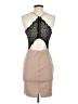 Charlotte Russe Solid Tan Cocktail Dress Size S - photo 2