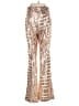 Unbranded Animal Print Gold Casual Pants Size S - photo 2