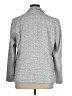 Nine West 100% Polyester Tweed Gray Blazer Size 16 - photo 2