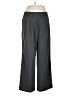 Topshop Stripes Gray Casual Pants Size 12 - photo 1