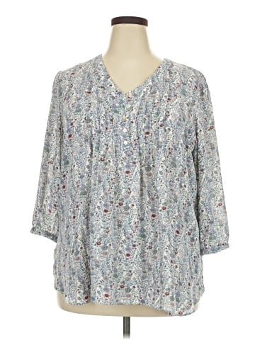 Rose + Olive 3/4 Sleeve T-Shirt (view 1)