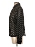 Old Navy Polka Dots Black Long Sleeve Blouse Size L - photo 5