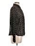 Old Navy Polka Dots Black Long Sleeve Blouse Size L - photo 4