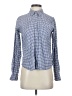 Mountain Hardwear Checkered-gingham Blue Long Sleeve Button-Down Shirt Size S - photo 1