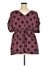 Pure Energy Burgundy Pink Short Sleeve Blouse Size 4X - photo 2