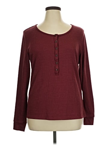 Universal Thread Long Sleeve Henley (view 1)