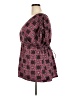Pure Energy Burgundy Pink Short Sleeve Blouse Size 4X - photo 5