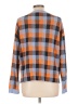 Ann Taylor Plaid Orange Pullover Sweater Size L - photo 2