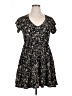 No Boundaries Floral Black Casual Dress Size XL - photo 1