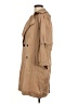 Topshop 100% Lyocell Tan Trenchcoat Size 6 - photo 5