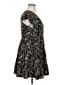 No Boundaries Floral Black Casual Dress Size XL - photo 4