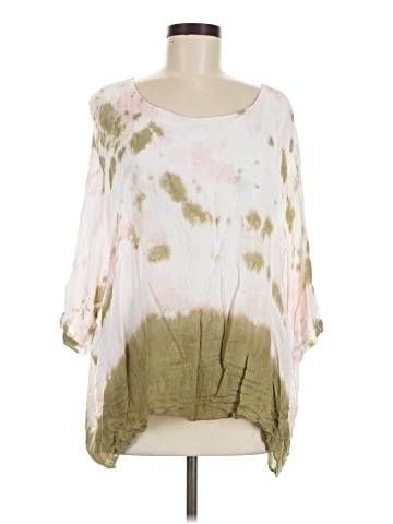 Democracy 3/4 Sleeve Blouse (view 1)