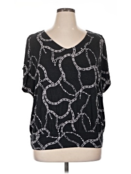 Jennifer Lopez Short Sleeve Blouse
