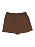 Alya 100% Polyester Solid Brown Shorts Size L - photo 2