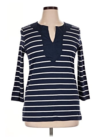 Lauren by Ralph Lauren 3/4 Sleeve Top (view 1)