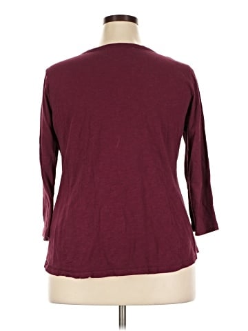 St. John's Bay 3/4 Sleeve Top (view 2)