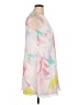 Calvin Klein 100% Polyester Graphic White Casual Dress Size 14 - photo 4