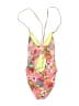 Hobie Floral Pink One Piece Swimsuit Size Sm - photo 2
