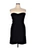 JS Collections 100% Polyester Chevron-herringbone Black Cocktail Dress Size 14 - photo 1