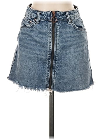 We the Free Denim Skirt (view 1)