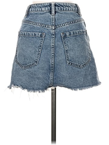 We the Free Denim Skirt (view 2)